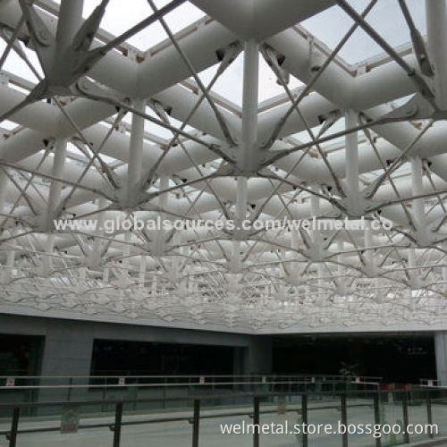 Terminal Structural Steel Shed with JIS, DIN, ASTM B695-2000 Marks